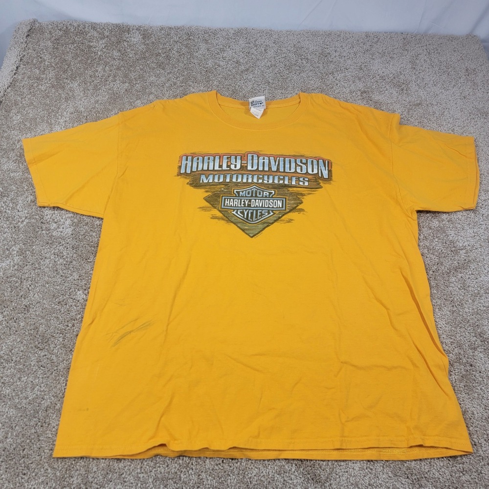 Harley-Davidson Motorcycles  T-Shirt Route 65 Indianola IA Size 2Xl Beefy Tag